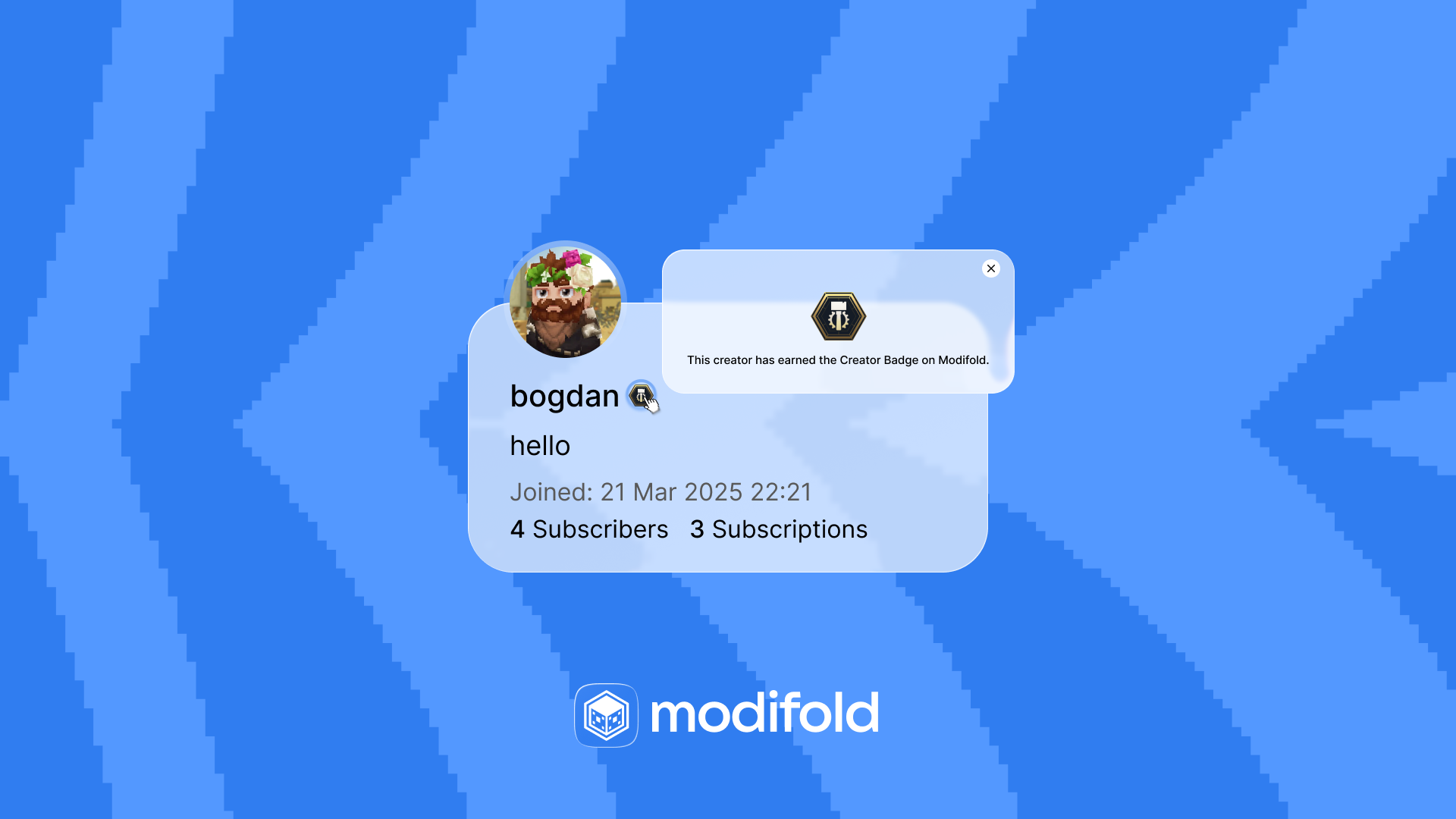 A New Creator Status on Modifold: Creator Badge