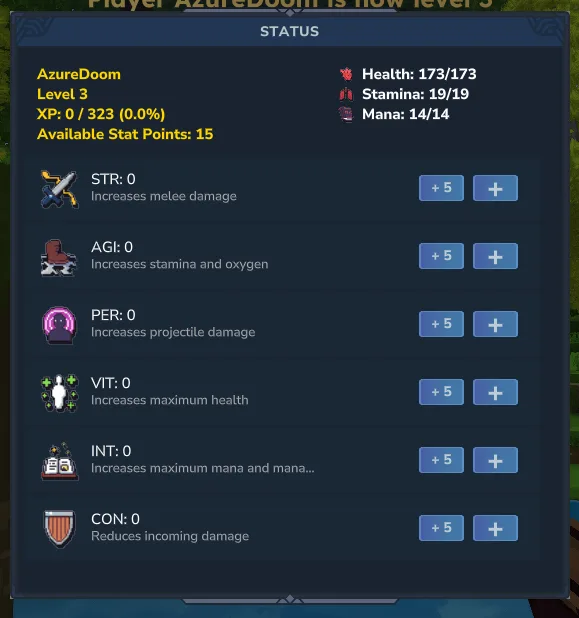 Stat Points (Non-HyUI)