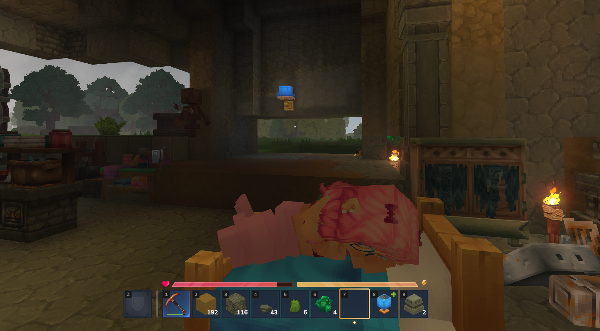 Mermaid sleeping after long day of work