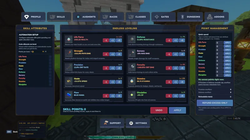 Skills Page