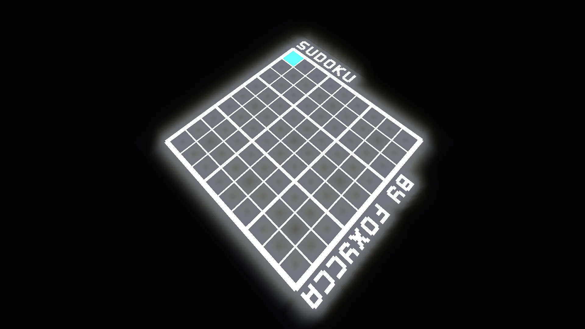 Sudoku Board Without Numbers