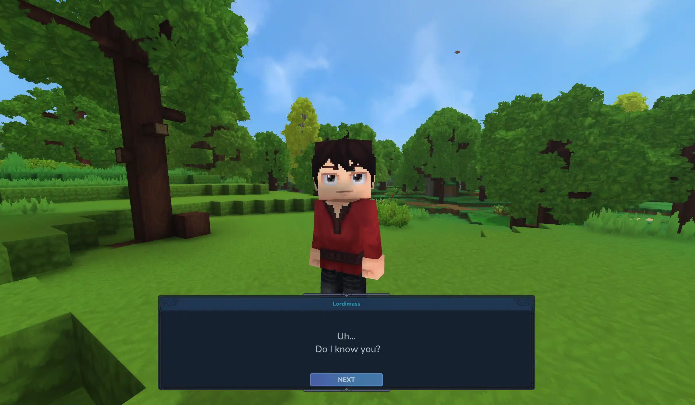 Uh... Do I know you?